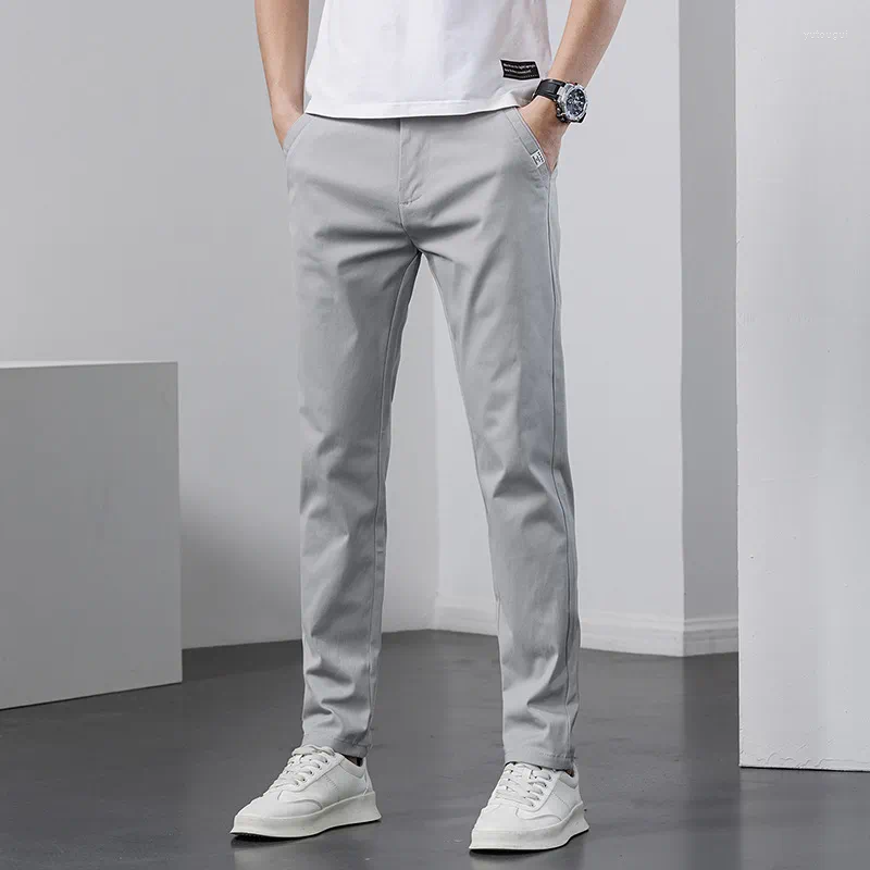 Men's Pants 2023 Summer Mens Stretch Slim Fit Elastic Waist Formal Business Classic Korean Thin Casual Trousers Male Black Gray 28-38, Khaki
Men's Pants 2023 Summer Mens Stretch Slim Fit Elastic Waist Formal Business Classic Korean Thin Casual Trousers Male Black Gray 28-38, Khaki