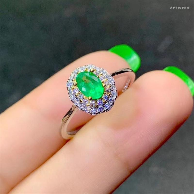 Cluster Rings Xin Yipeng S925 Sterling Silver Plated Gold Inlaid Real Natural Emerald Ring Gemstone Jewelry Fine Mother's Day Gift For
Cluster Rings Xin Yipeng S925 Sterling Silver Plated Gold Inlaid Real Natural Emerald Ring Gemstone Jewelry Fine Mother's Day Gift For