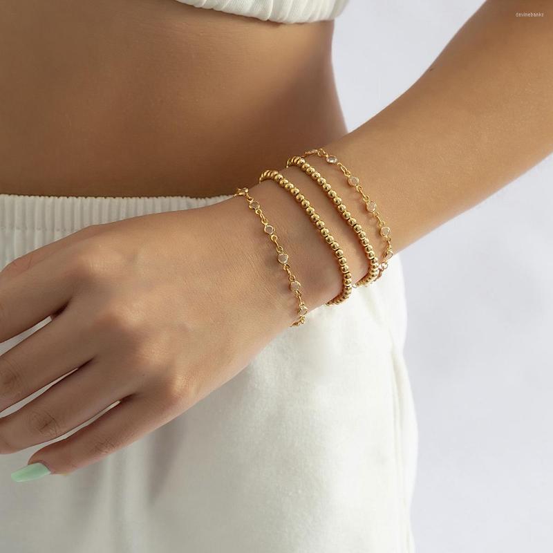 Strand Bracelet For Women Simple Versatile Beaded Small Personality Street S Imitation Crystal Bridesmaid Gift
Strand Bracelet For Women Simple Versatile Beaded Small Personality Street S Imitation Crystal Bridesmaid Gift
