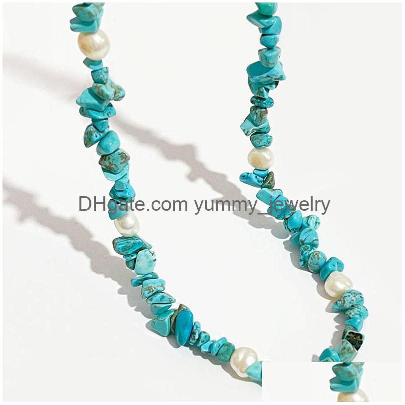 Pendant Necklaces Perisbox Boho Blue Natural Stone Freshwater Pearls Beaded For Women Handmade Statement Collar Necklace Summer Drop Dhgaf
Pendant Necklaces Perisbox Boho Blue Natural Stone Freshwater Pearls Beaded For Women Handmade Statement Collar Necklace Summer Drop Dhgaf