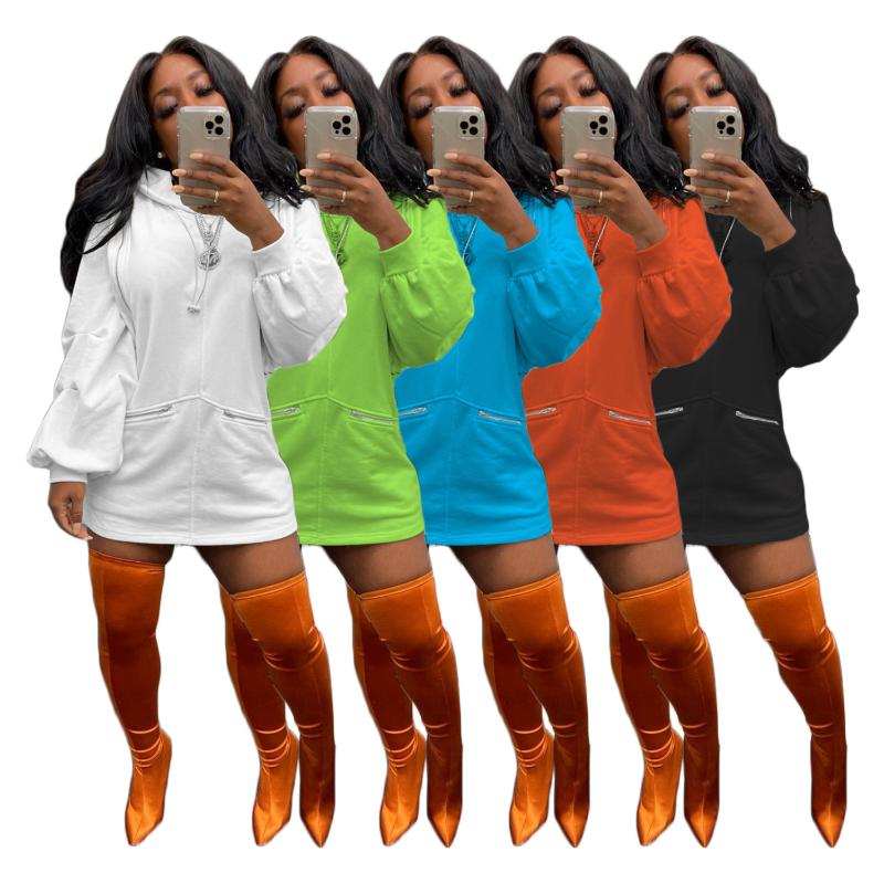 Casual Dresses Plus Size Long Sleeve Sweatshirt Dress Women Pullover Hoodies Loose Streetwear Mini Club Party, White
Casual Dresses Plus Size Long Sleeve Sweatshirt Dress Women Pullover Hoodies Loose Streetwear Mini Club Party, White