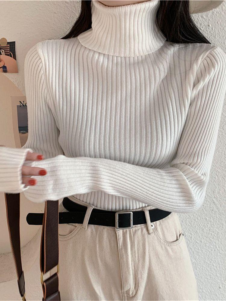 Women' Sweaters Women Pullover Turtleneck Sweater Autumn Winter Long Sleeve Slim Elastic Korean Jumper Female Solid Basic Top, Gray 
Women' Sweaters Women Pullover Turtleneck Sweater Autumn Winter Long Sleeve Slim Elastic Korean Jumper Female Solid Basic Top, Gray
