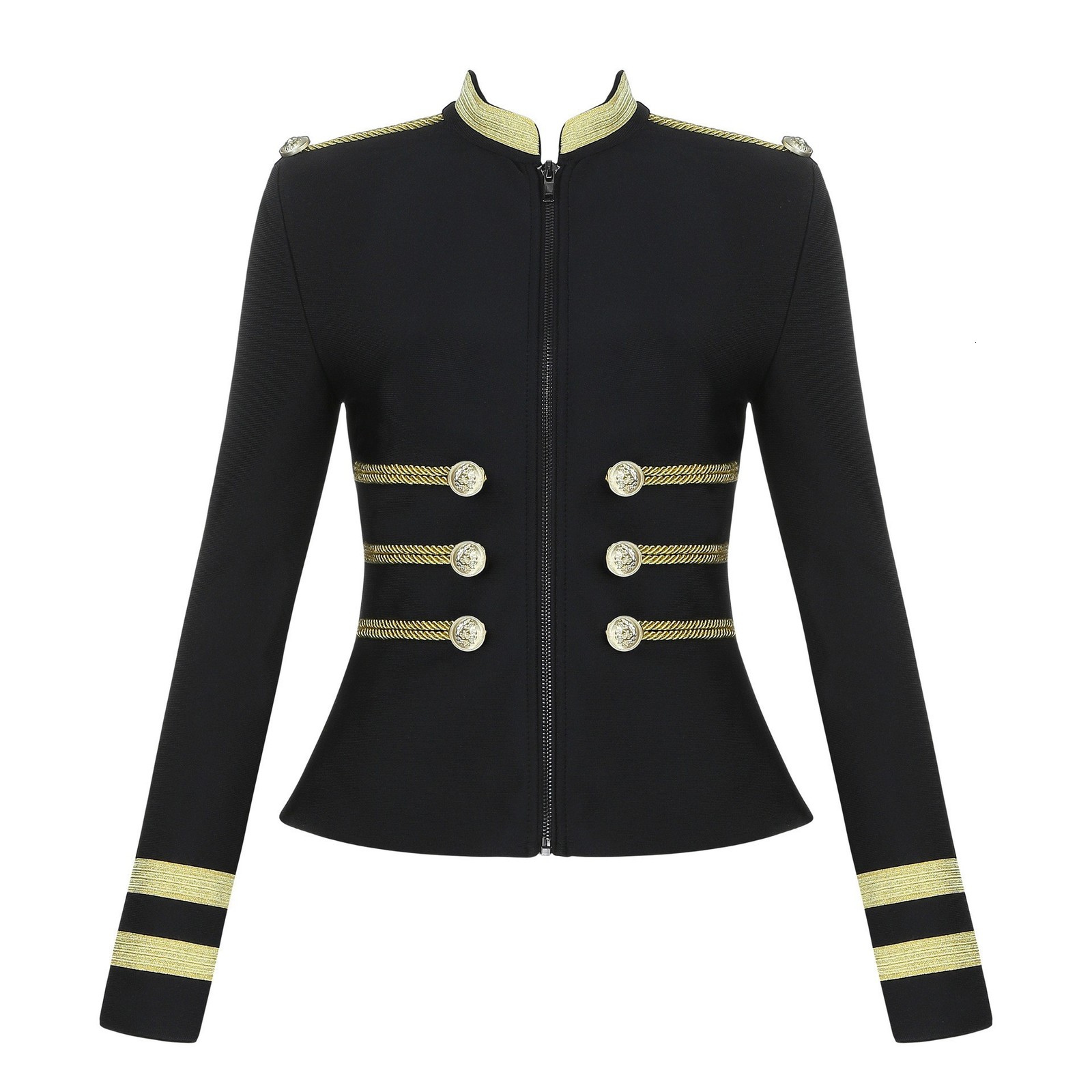 Women's Suits Blazers European Style long sleeve sexy lady suit bandage gold trim women top coat tight jacket party tops 230203, Dark blue
Women's Suits Blazers European Style long sleeve sexy lady suit bandage gold trim women top coat tight jacket party tops 230203, Dark blue