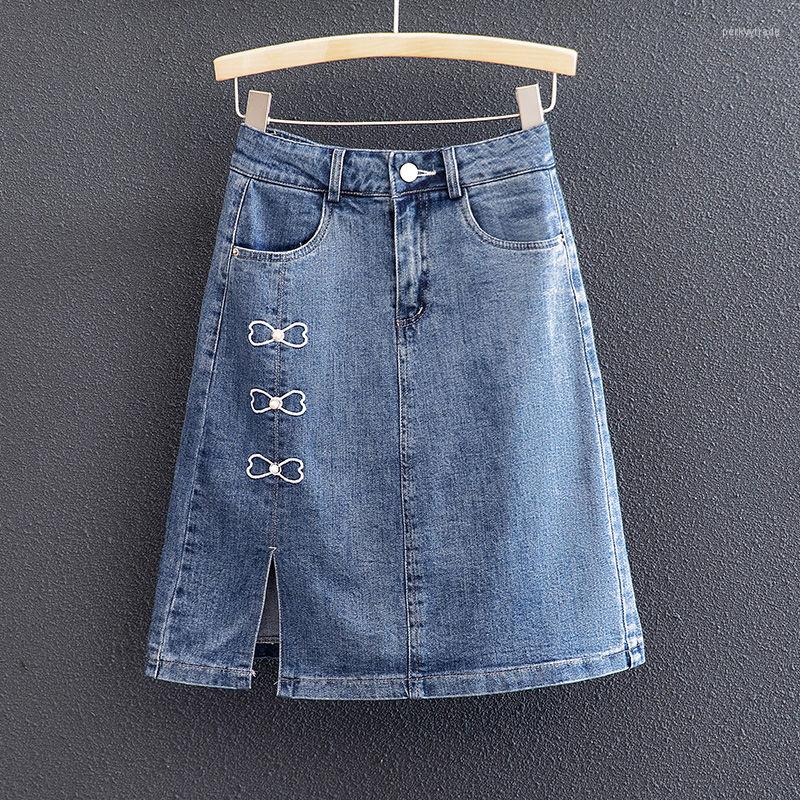 Skirts Large Size Women' Clothing 2023 Summer Fashion Elegant Thin Denim Skirt Casual Solid Straight Knee-Length, Blue
Skirts Large Size Women' Clothing 2023 Summer Fashion Elegant Thin Denim Skirt Casual Solid Straight Knee-Length, Blue