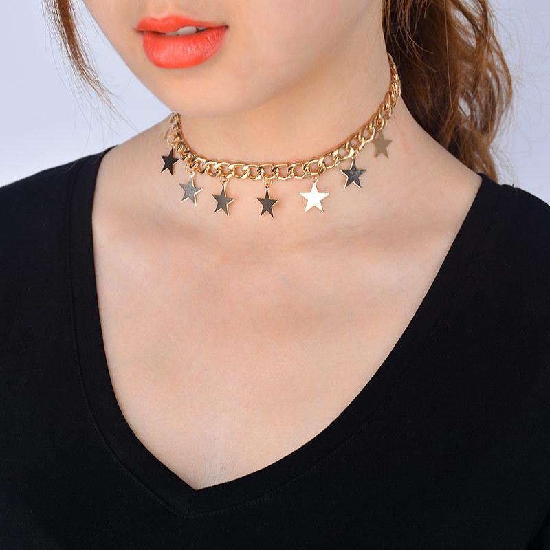 Chains Fashion Bohemian Water Star Colorful Round Multi-layer Chain Choker Necklaces For Women Shiny Crystal Stone Party Jewelry
Chains Fashion Bohemian Water Star Colorful Round Multi-layer Chain Choker Necklaces For Women Shiny Crystal Stone Party Jewelry