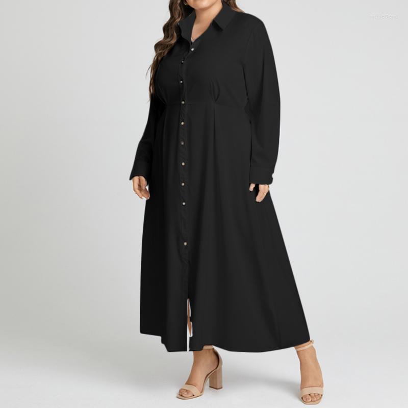Plus Size Dresses Loose Shirt Dress Women Long Sleeve Sundress VONDA 2023 Ladies Casual Solid Split Party Bohemian Vestido Oversize 5XL, Black
Plus Size Dresses Loose Shirt Dress Women Long Sleeve Sundress VONDA 2023 Ladies Casual Solid Split Party Bohemian Vestido Oversize 5XL, Black