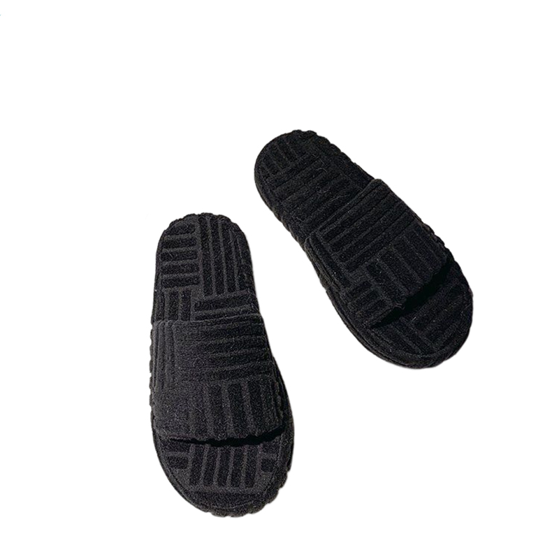 Designer Plush Slippers For Women 2023 New Outer Wear Black White Pink Orange Green Joker Plus One Word Slippers Lady Platform Towel Slippers Size 35-43, Colour 1
Designer Plush Slippers For Women 2023 New Outer Wear Black White Pink Orange Green Joker Plus One Word Slippers Lady Platform Towel Slippers Size 35-43, Colour 1
