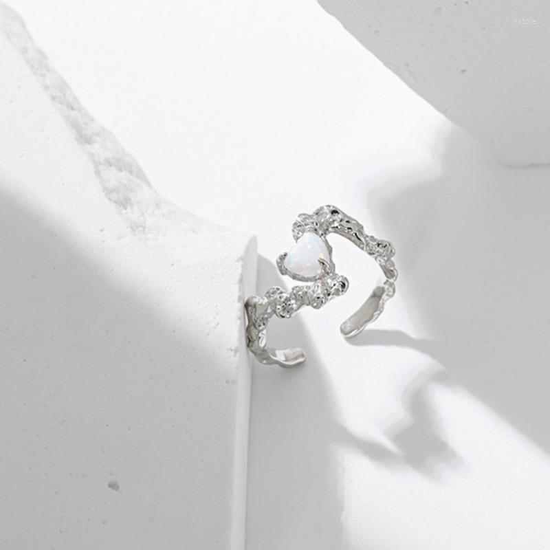 Cluster Rings 925 Sterling Silver Ring Heart Opal Gift For Girlfriend Trendy Design Bague Femme Argent Dating 2023 Trend Fine Jewelry
Cluster Rings 925 Sterling Silver Ring Heart Opal Gift For Girlfriend Trendy Design Bague Femme Argent Dating 2023 Trend Fine Jewelry