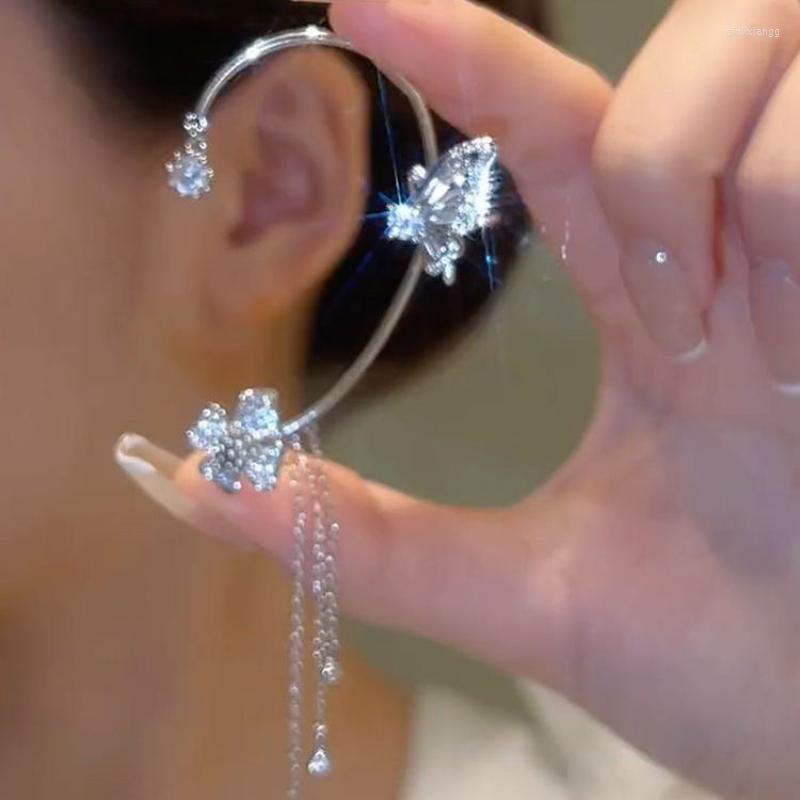 Backs Earrings Butterfly Zircon Ear Clip Without Pierced Women Fashion Rhinestone No Piercing Earring Cuff Tassels
Backs Earrings Butterfly Zircon Ear Clip Without Pierced Women Fashion Rhinestone No Piercing Earring Cuff Tassels