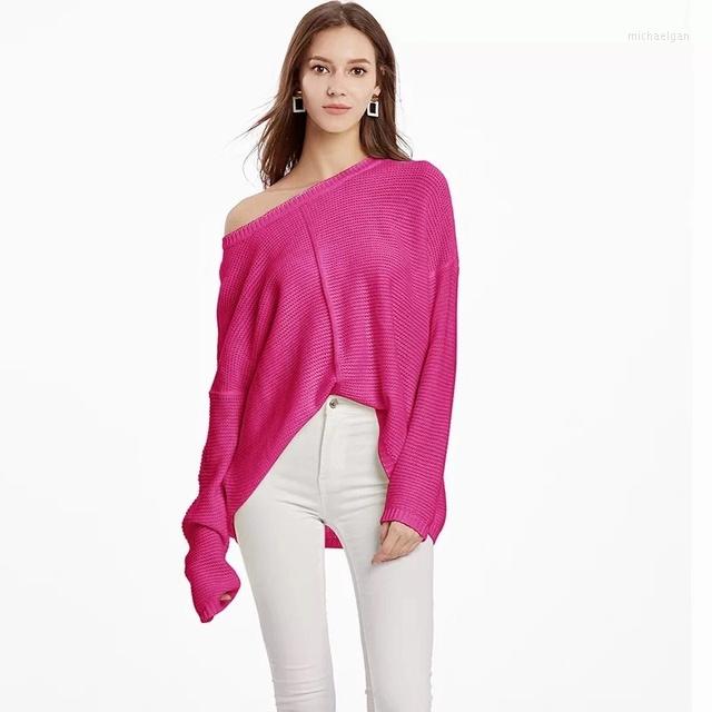 Women's Sweaters 2023 Spring And Autumn Women's Sweater Diagonal Collar Fashion Knit Shirt Oversized Casual Loose Top
Women's Sweaters 2023 Spring And Autumn Women's Sweater Diagonal Collar Fashion Knit Shirt Oversized Casual Loose Top