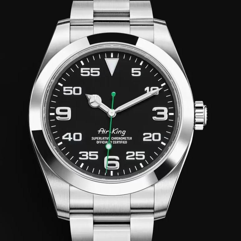 2026 TOP brand Mens Air King Watch Automatic Mechanical Wristwatches Sapphire Crystal Stainless Steel Movement Watches #5632