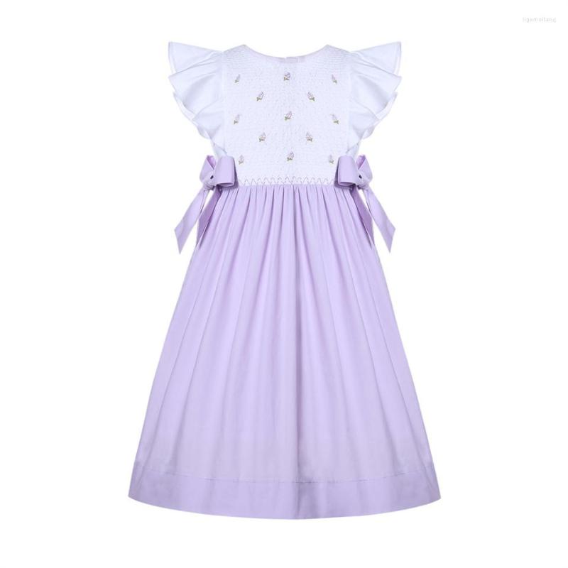 Girl Dresses Smocked Summer Purple Baby Birthday Party Princess Weddings Children For Kids Girls Clothes 7 10 To 8 12 Years, Lavender
Girl Dresses Smocked Summer Purple Baby Birthday Party Princess Weddings Children For Kids Girls Clothes 7 10 To 8 12 Years, Lavender
