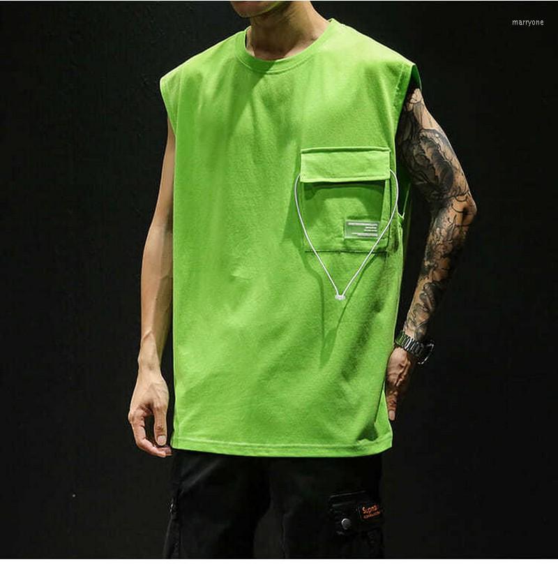 Men' Tank Tops 2023 Summer Midis Sleeveless Sports Hip-hop Harem Street Wear Cotton Pocket Stage Clothing Casual To, Green
Men' Tank Tops 2023 Summer Midis Sleeveless Sports Hip-hop Harem Street Wear Cotton Pocket Stage Clothing Casual To, Green