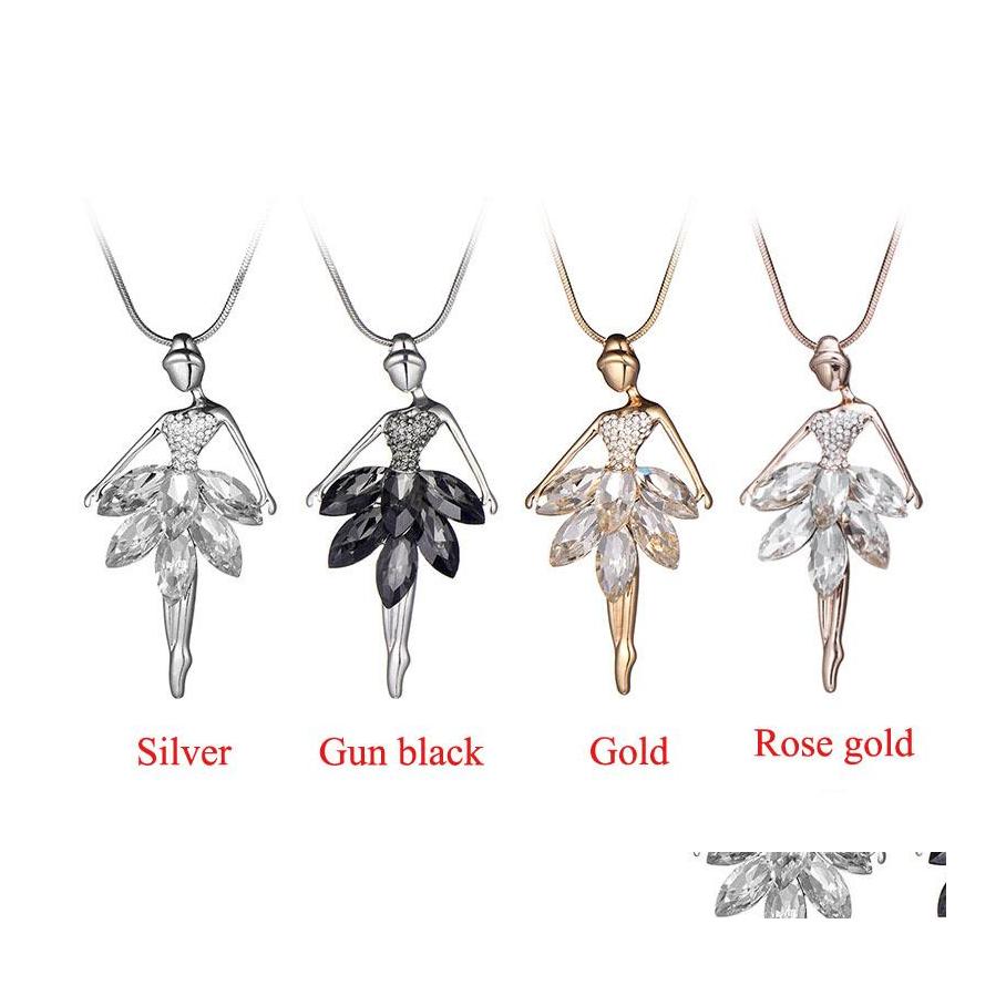 Pendant Necklaces Fashion Ballet Girls Dancer Necklace Crystal Rhinestone Charms Ballerina Long Chain Statement Jewelry Christmas Dr Otwqx
Pendant Necklaces Fashion Ballet Girls Dancer Necklace Crystal Rhinestone Charms Ballerina Long Chain Statement Jewelry Christmas Dr Otwqx