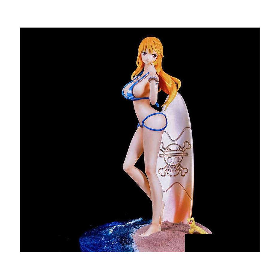 Action Toy Figures One Piece Naked Gk Nami Adt Figurine Toys 33Cm Cat Burglar Model Hentai Sexy Girl Doll Statue T220819 Drop Deli Dhqkz W250213