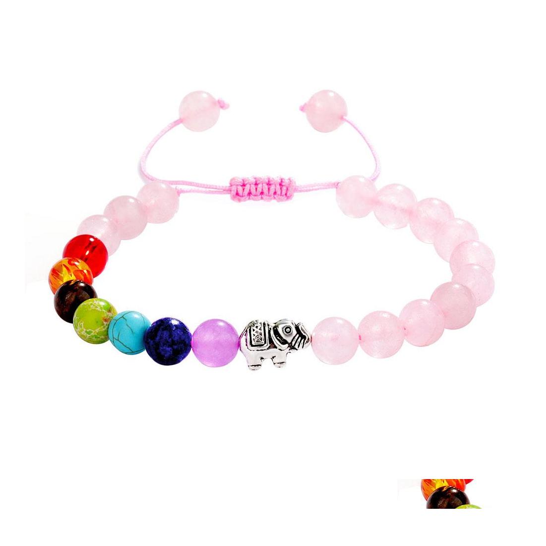 Beaded Strands 7 Chakra Bead Bracelet Natural Stone Beads Yoga Alloy Metal Sier Plated Elephant Charm Bracelets Friendship Jewelry Ot3Rx
Beaded Strands 7 Chakra Bead Bracelet Natural Stone Beads Yoga Alloy Metal Sier Plated Elephant Charm Bracelets Friendship Jewelry Ot3Rx