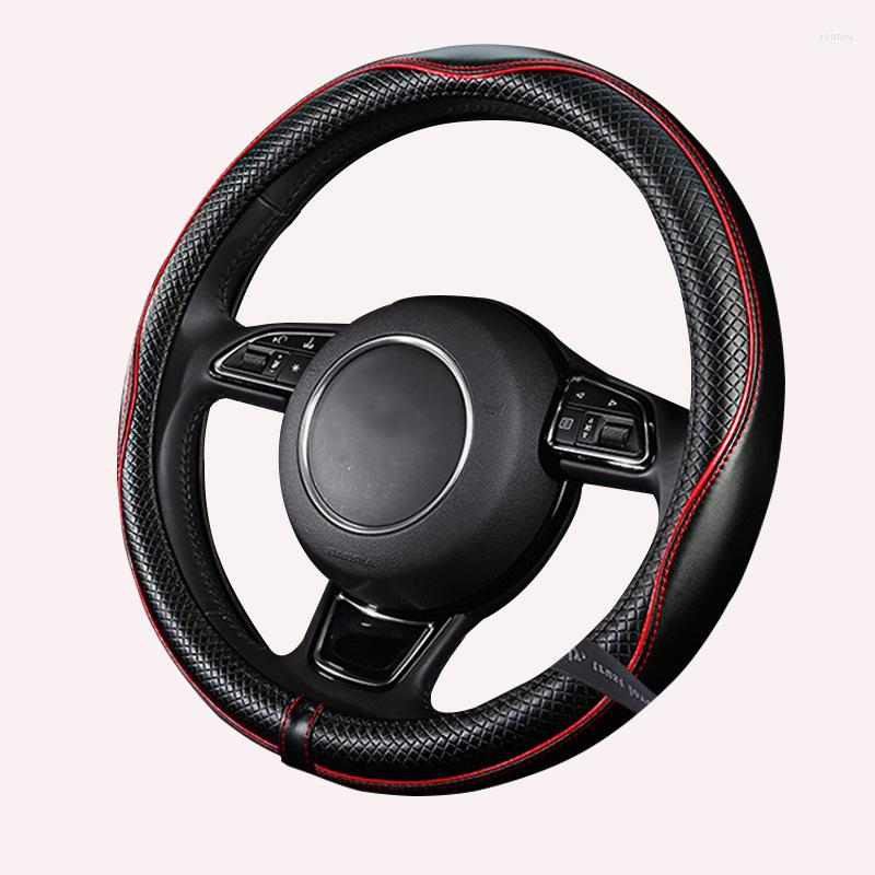 Steering Wheel Covers 38CM Genuine Leather Car Steering-wheel Cover Sport Auto Anti-Slip Interior Accessories
Steering Wheel Covers 38CM Genuine Leather Car Steering-wheel Cover Sport Auto Anti-Slip Interior Accessories