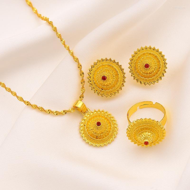 Necklace Earrings Set & Eritrean And Ethiopian Jewelry Pendant Necklaces Ring Bangles For Women Gold Color African Wedding GiftsEarrings, Picture shown
Necklace Earrings Set & Eritrean And Ethiopian Jewelry Pendant Necklaces Ring Bangles For Women Gold Color African Wedding GiftsEarrings, Picture shown