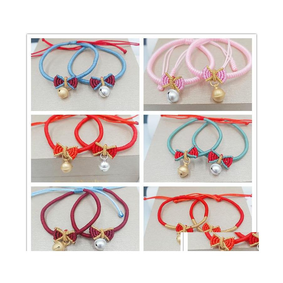 Charm Bracelets Adjustable The Princess Bowknot Handmade Bow Bell Braid Bracelet For Women Attractive Jewelry Gifts Drop Delivery Othc6
Charm Bracelets Adjustable The Princess Bowknot Handmade Bow Bell Braid Bracelet For Women Attractive Jewelry Gifts Drop Delivery Othc6