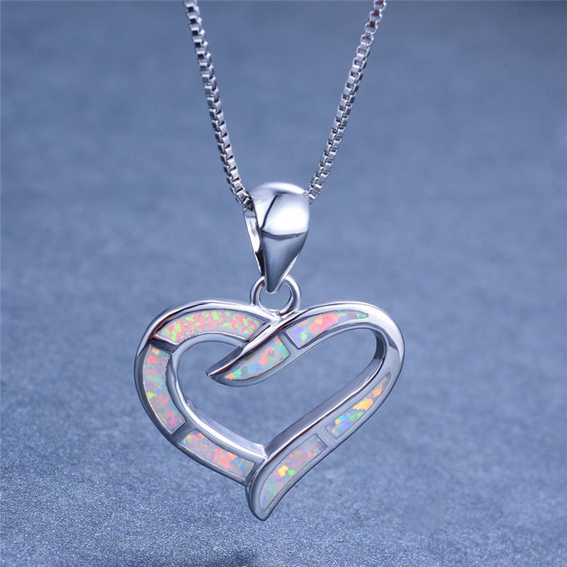 Pendant Necklaces Boho Female Big Heart Pendants Fashion White Blue Fire Opal Necklace Vintage Black Gold Wedding For WomenPendant
Pendant Necklaces Boho Female Big Heart Pendants Fashion White Blue Fire Opal Necklace Vintage Black Gold Wedding For WomenPendant