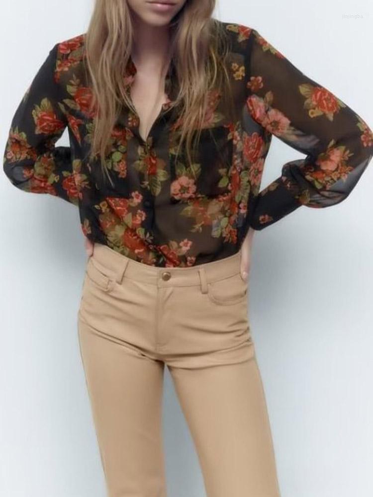 Women's Blouses Kumsvag 2023 Summer Women Shirts Tops Smock Fashion Floral Print Translucent Female Street Chiffon Top Clothing
Women's Blouses Kumsvag 2023 Summer Women Shirts Tops Smock Fashion Floral Print Translucent Female Street Chiffon Top Clothing