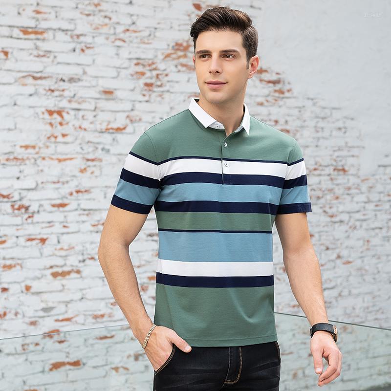 Men's Polos Men Polo Shirt Summer Stripe Cotton Short Sleeve Business Working Male Lapel Collar Brand Fs019, Green
Men's Polos Men Polo Shirt Summer Stripe Cotton Short Sleeve Business Working Male Lapel Collar Brand Fs019, Green