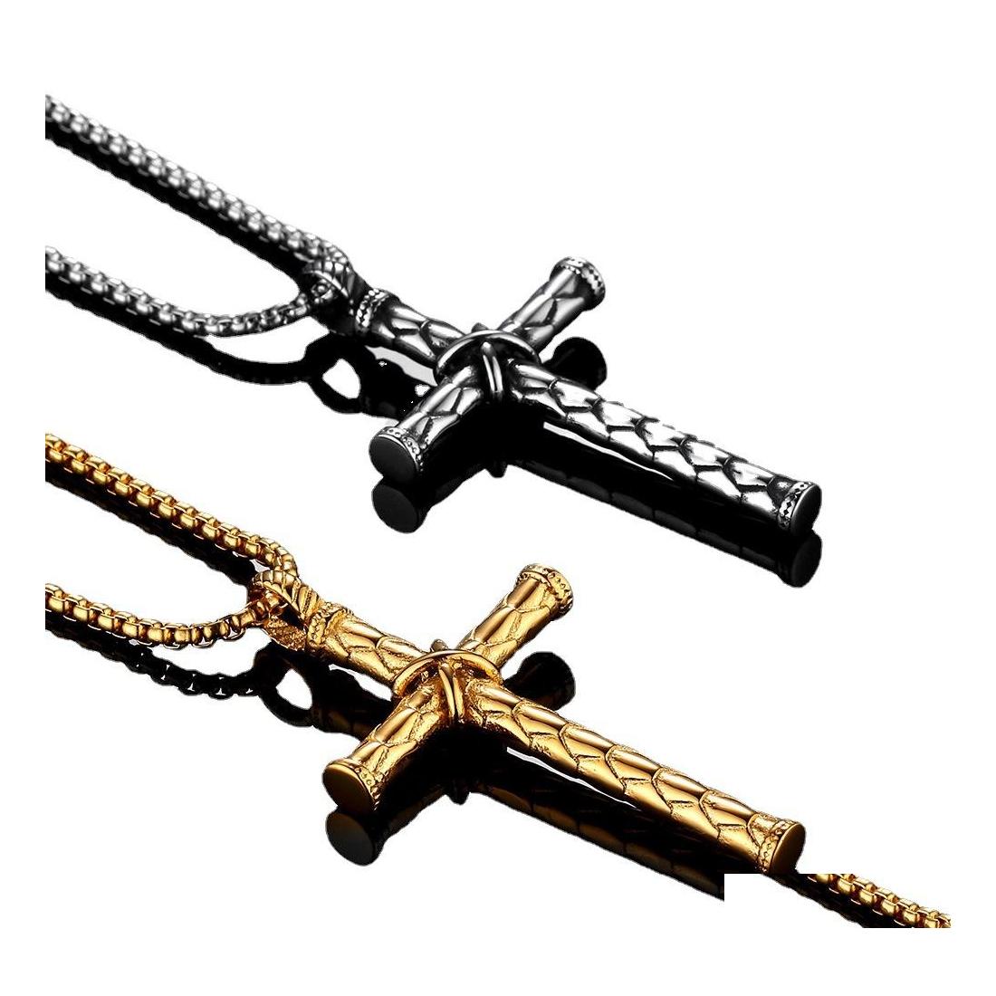 Pendant Necklaces Fashion Jewelry Stainless Cross Necklace Men Drop Delivery Pendants Dhx3U
Pendant Necklaces Fashion Jewelry Stainless Cross Necklace Men Drop Delivery Pendants Dhx3U