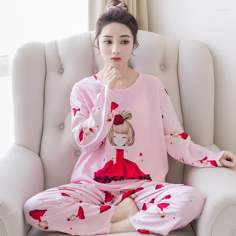 Women's Sleepwear Women Pajamas Sets Spring Autumn Thin Carton Generation Long Suit Home Wear Cute Gift Student Pyjamas Set, Sent at random
Women's Sleepwear Women Pajamas Sets Spring Autumn Thin Carton Generation Long Suit Home Wear Cute Gift Student Pyjamas Set, Sent at random