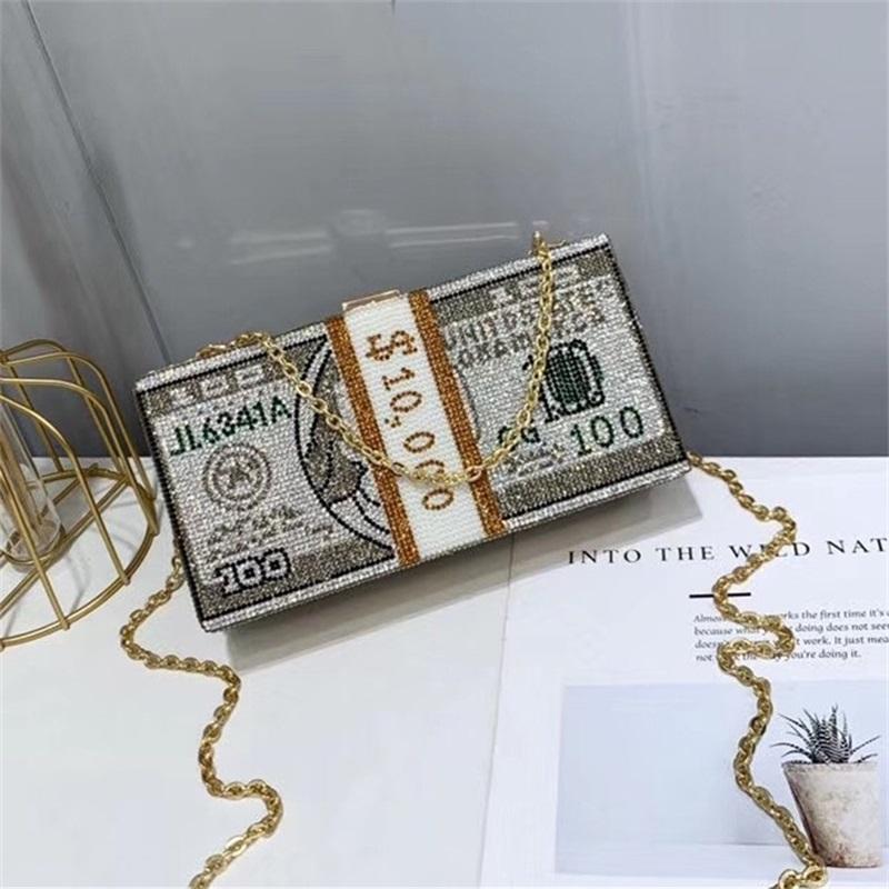 Evening Bags Crystal Money USD Dollar Design Luxury Diamond Party Purse Clutch Wedding Dinner Purses And HandbagsEvening, B bag green
Evening Bags Crystal Money USD Dollar Design Luxury Diamond Party Purse Clutch Wedding Dinner Purses And HandbagsEvening, B bag green
