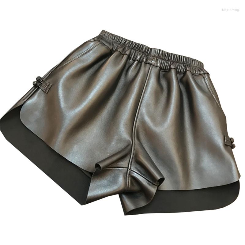 Women's Shorts 2023 Winter Ladies Waist Genuine Sheepskin Leather Women Short Pants Street Real Lamb Skin Wide Leg Trousers, Black
Women's Shorts 2023 Winter Ladies Waist Genuine Sheepskin Leather Women Short Pants Street Real Lamb Skin Wide Leg Trousers, Black