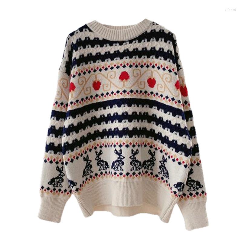 Women's Sweaters Striped Sweater Women Casual Loose Pullover O-neck Animal Printed Knitted Top Jumper Fall Long Sleeve Chic Knit, Green
Women's Sweaters Striped Sweater Women Casual Loose Pullover O-neck Animal Printed Knitted Top Jumper Fall Long Sleeve Chic Knit, Green