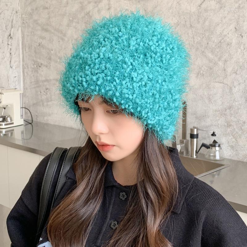 Berets Particle Knitted Hat Korean Autumn And Winter Women Fairy Student Ear Protection Japanese Warm Beanie Gorros, Green
Berets Particle Knitted Hat Korean Autumn And Winter Women Fairy Student Ear Protection Japanese Warm Beanie Gorros, Green