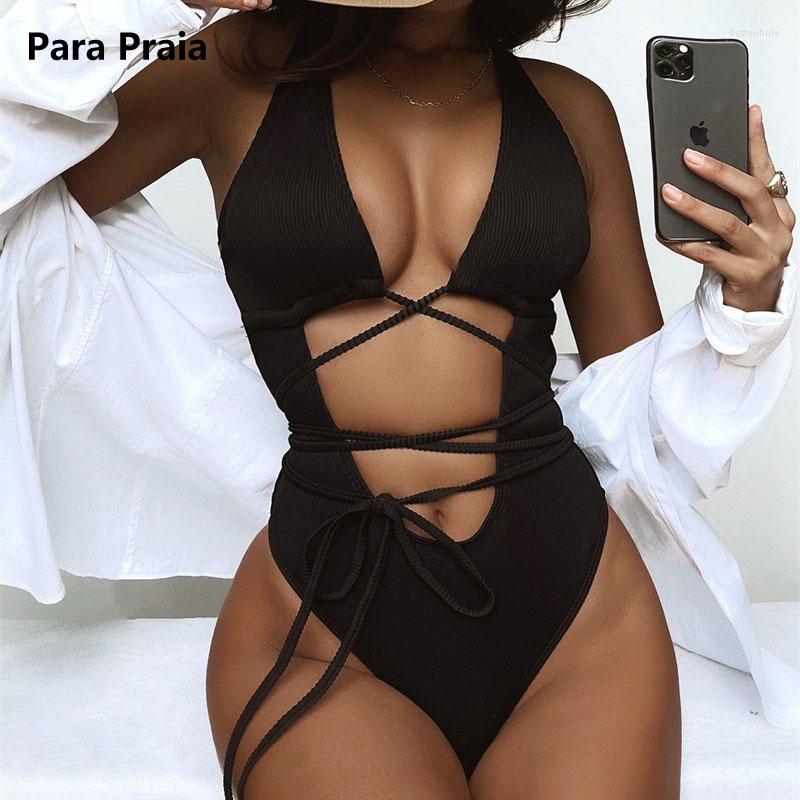 Women' Swimwear Para Praia 2023 One Piece Swimsuit Bandage For Women Sexy V Neck Bathing Suit High Waist Hollow Out Bodysuit, Black
Women' Swimwear Para Praia 2023 One Piece Swimsuit Bandage For Women Sexy V Neck Bathing Suit High Waist Hollow Out Bodysuit, Black