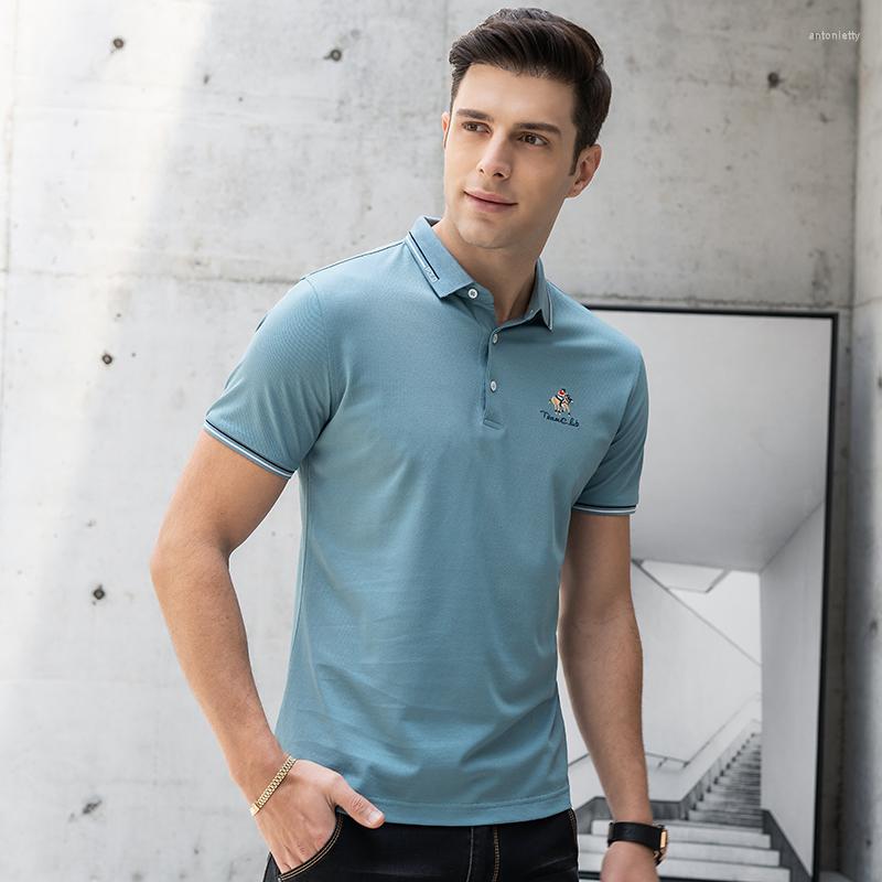 Men's Polos Fashion Mens Polo Shirt Solid Bussiness Working Shirts Brand Short Sleeve Quality Para Hombre Fs166, Blue
Men's Polos Fashion Mens Polo Shirt Solid Bussiness Working Shirts Brand Short Sleeve Quality Para Hombre Fs166, Blue