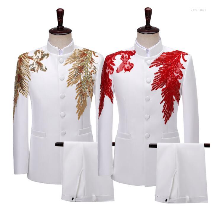 Men's Suits Singer Men Suit Set With Pants Mens Wedding Stage Costumes Sequin Embroidery Chorus Slim Formal Dress Men's Groom, Red
Men's Suits Singer Men Suit Set With Pants Mens Wedding Stage Costumes Sequin Embroidery Chorus Slim Formal Dress Men's Groom, Red