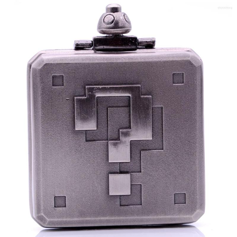 Pocket Watches Retro Creative Square Wall Question Mark Antique Mens Quartz Watch Pendant Fob Chain Womens Gifts Relogio Masculino, Picture shown
Pocket Watches Retro Creative Square Wall Question Mark Antique Mens Quartz Watch Pendant Fob Chain Womens Gifts Relogio Masculino, Picture shown