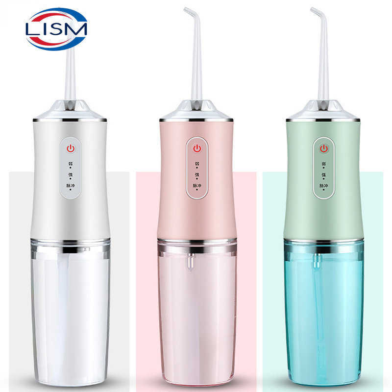 

Oral Irrigators Other Hygiene Irrigator Dental Water Jet For Teeth USB Rechargeable Portable Flosser 4 Nozzles 200ML proof IPX7 Tooth Cleaner 221215
