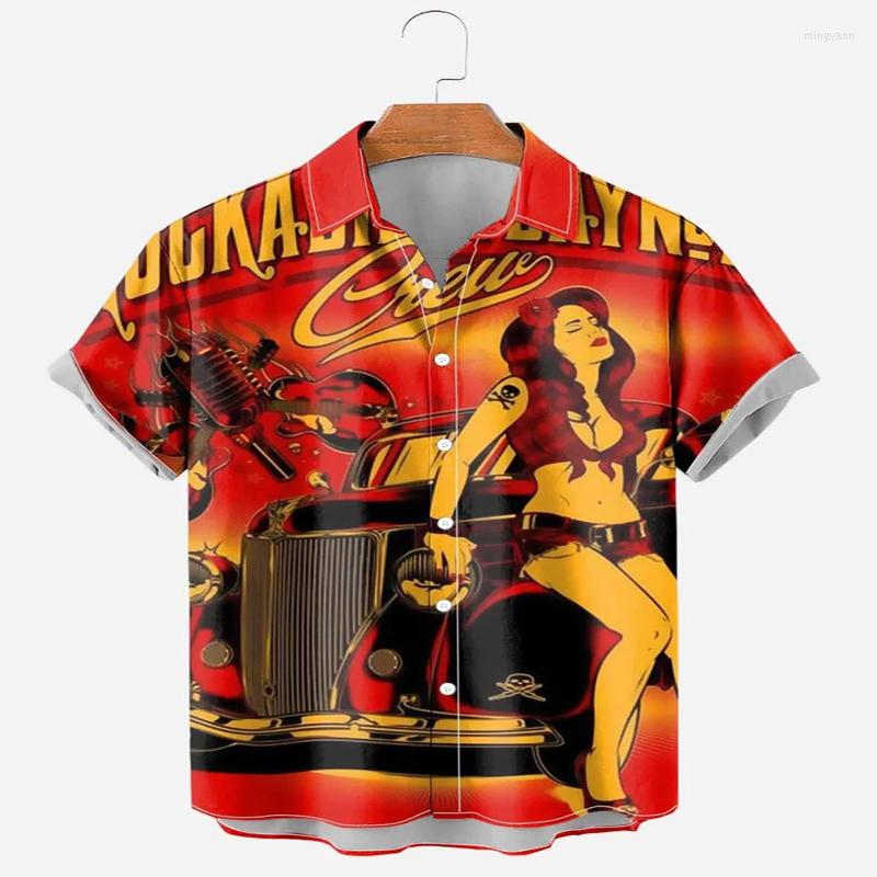 Men's Casual Shirts Vintage Car And Beauty Short Sleeve Shirt 3D All Over Printed Hawaiian For Men Women Unisex, Style-3
Men's Casual Shirts Vintage Car And Beauty Short Sleeve Shirt 3D All Over Printed Hawaiian For Men Women Unisex, Style-3