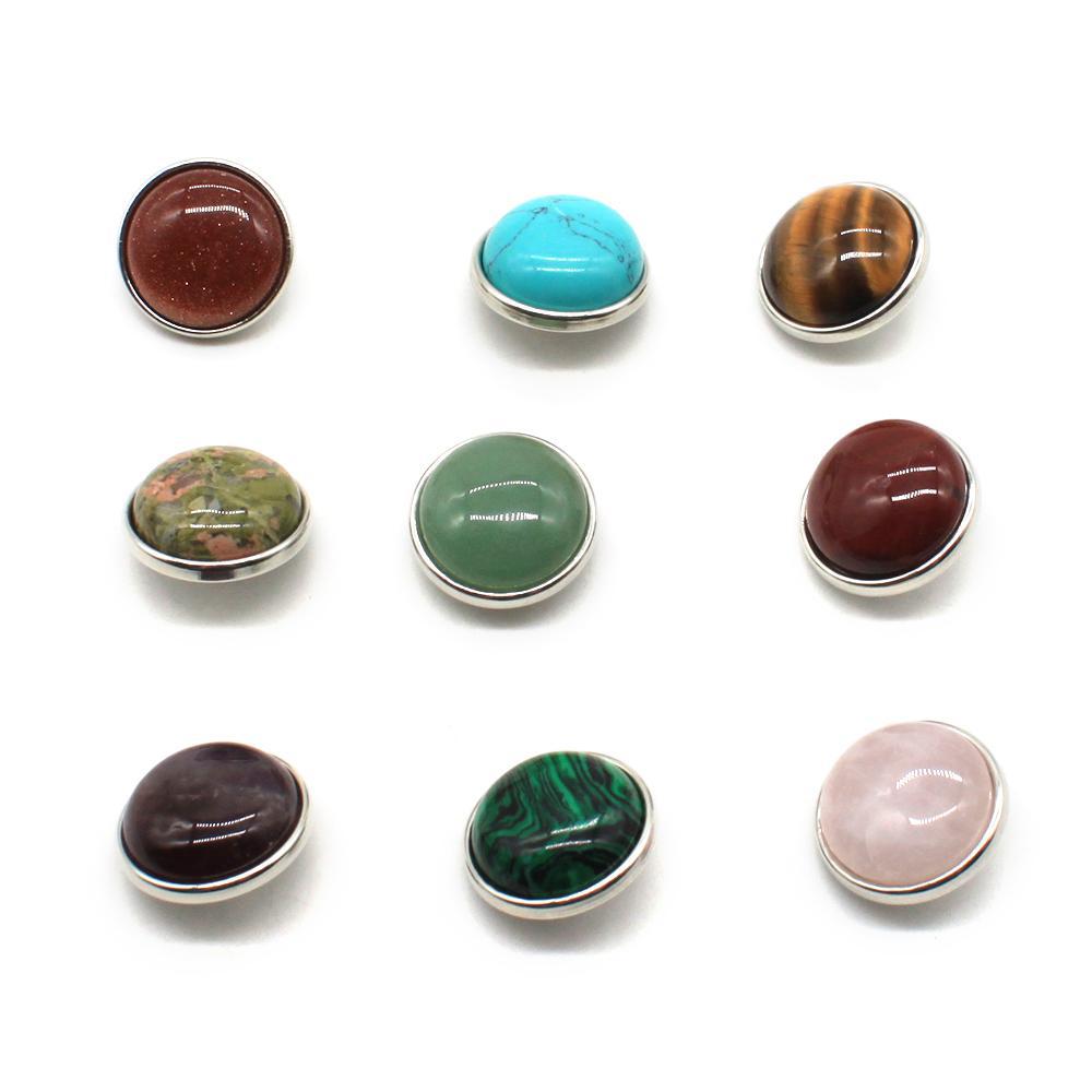 Charms Natural Stone Snap 10Pcs/Lot Mixed Gemstone Styles Metal Charm 16Mm Button Jewelry For Bracelet Diy Drop Delivery Findings Com Dh3En
Charms Natural Stone Snap 10Pcs/Lot Mixed Gemstone Styles Metal Charm 16Mm Button Jewelry For Bracelet Diy Drop Delivery Findings Com Dh3En