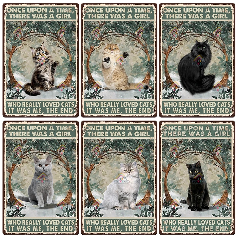 Black Cat Metal Painting Wall Decor Once Upon a Time There Was a Girl Poster Decorative Signs Plaques Wall Art 20cmx30cm Woo
Black Cat Metal Painting Wall Decor Once Upon a Time There Was a Girl Poster Decorative Signs Plaques Wall Art 20cmx30cm Woo