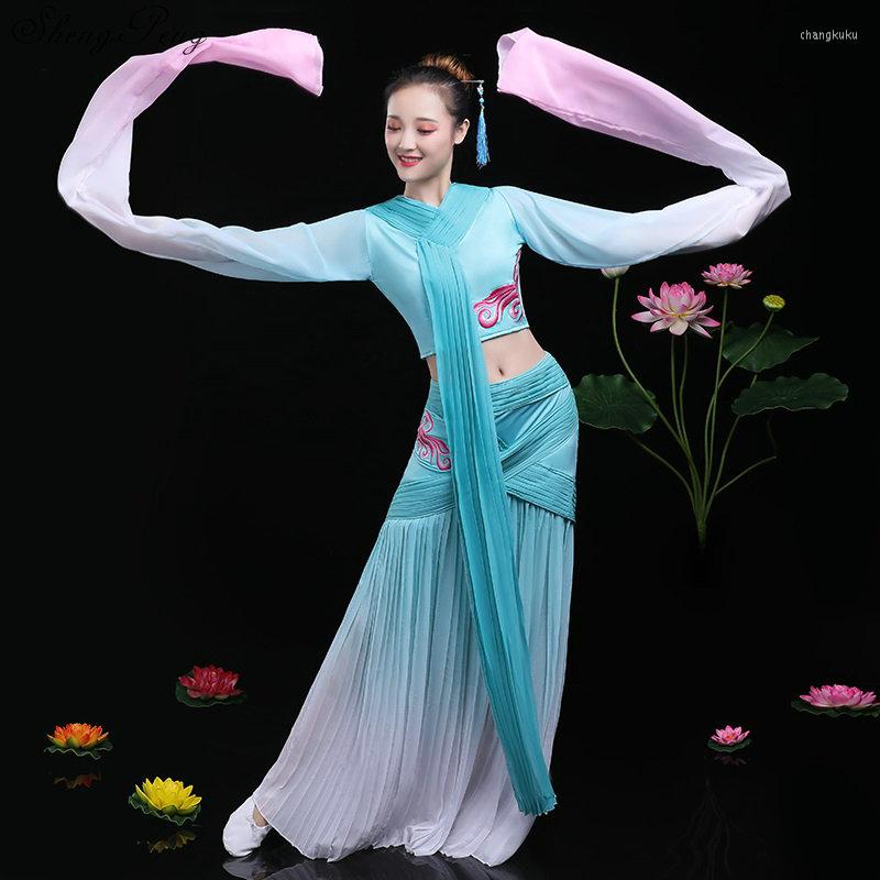 Stage Wear Chinese Folk Dance Women National Oriental Costumes Yangko Costume Colorful Silk Ribbon Dancing Q360
Stage Wear Chinese Folk Dance Women National Oriental Costumes Yangko Costume Colorful Silk Ribbon Dancing Q360