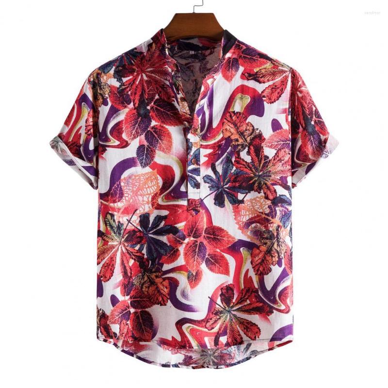 Men's Casual Shirts Men Shirt Vintage Short Sleeve Stand Collar Pullover Summer Top For Daily Wear, Yellow
Men's Casual Shirts Men Shirt Vintage Short Sleeve Stand Collar Pullover Summer Top For Daily Wear, Yellow