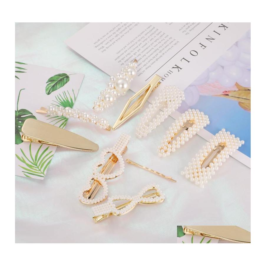 Headbands Fashion Women Hairs Clip Geometric Pearl Hair Jewelry Accessories Hairpins Alloy Metal Barrettes Girls Convenient Hairgrip Otssb
Headbands Fashion Women Hairs Clip Geometric Pearl Hair Jewelry Accessories Hairpins Alloy Metal Barrettes Girls Convenient Hairgrip Otssb