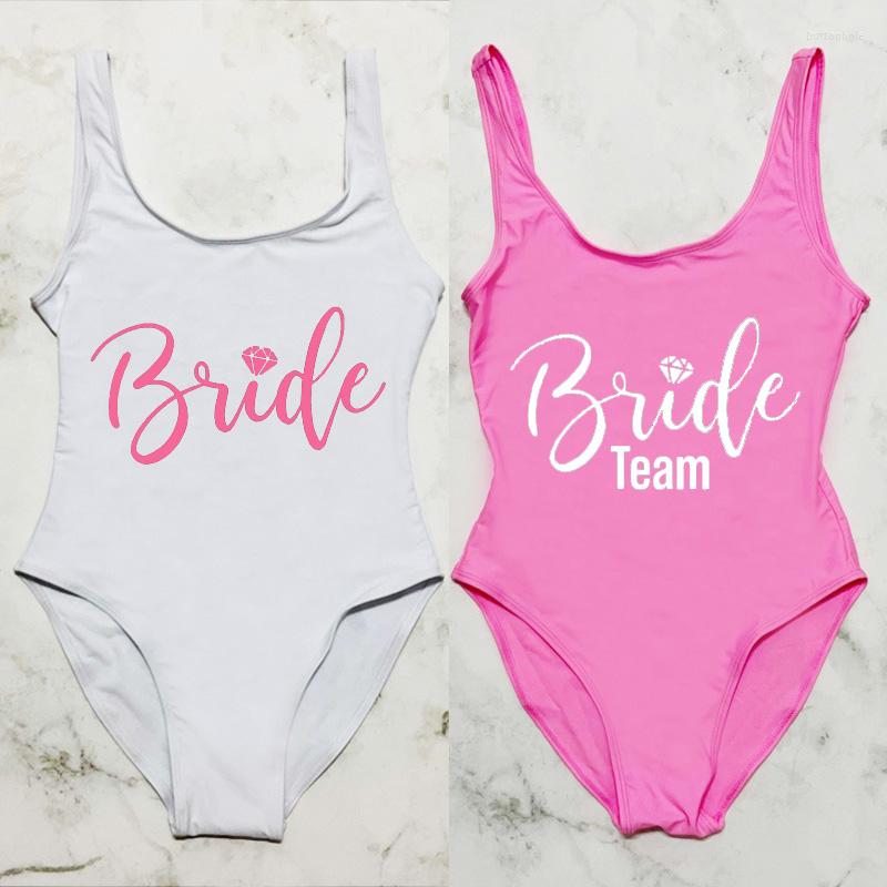 Women's Swimwear Bride Team Sexy Women Summer Swimsuit One-pieces Bathing Suit Bridal Party Beachwear Swimming Wedding Bodysuit, Bride whbl
Women's Swimwear Bride Team Sexy Women Summer Swimsuit One-pieces Bathing Suit Bridal Party Beachwear Swimming Wedding Bodysuit, Bride whbl