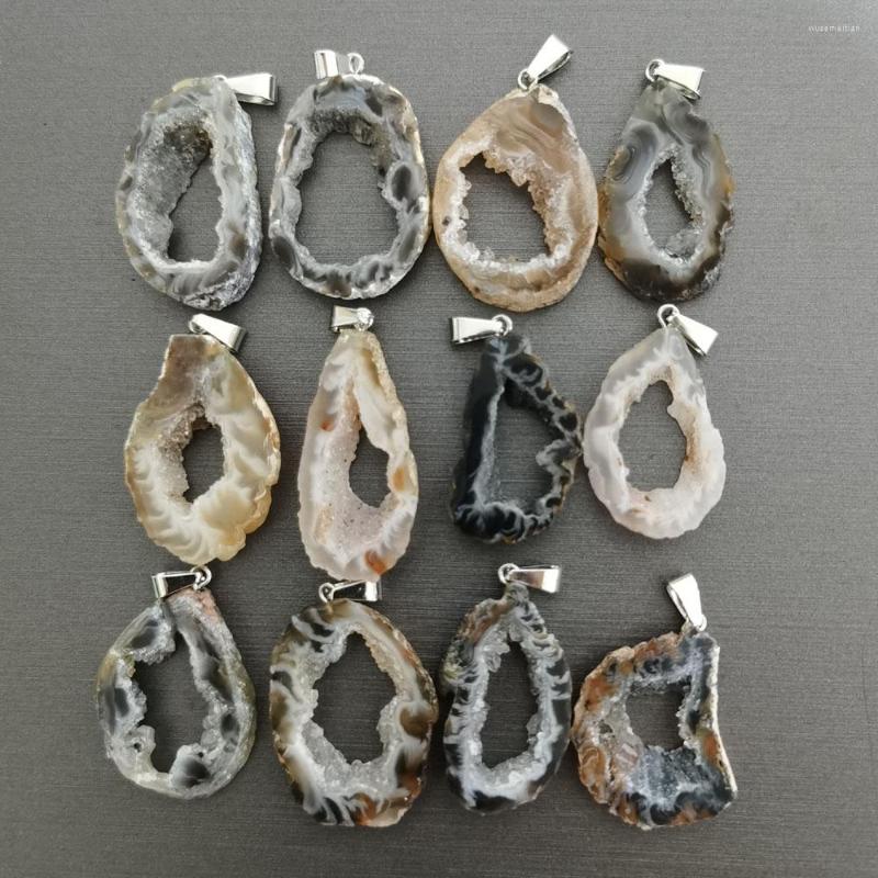 Pendant Necklaces Fashion Natural Stone Druzys Brazilian Agates Slice Irregular Earring Pendants Charms 6pcs For Women Jewelry Making Size
Pendant Necklaces Fashion Natural Stone Druzys Brazilian Agates Slice Irregular Earring Pendants Charms 6pcs For Women Jewelry Making Size
