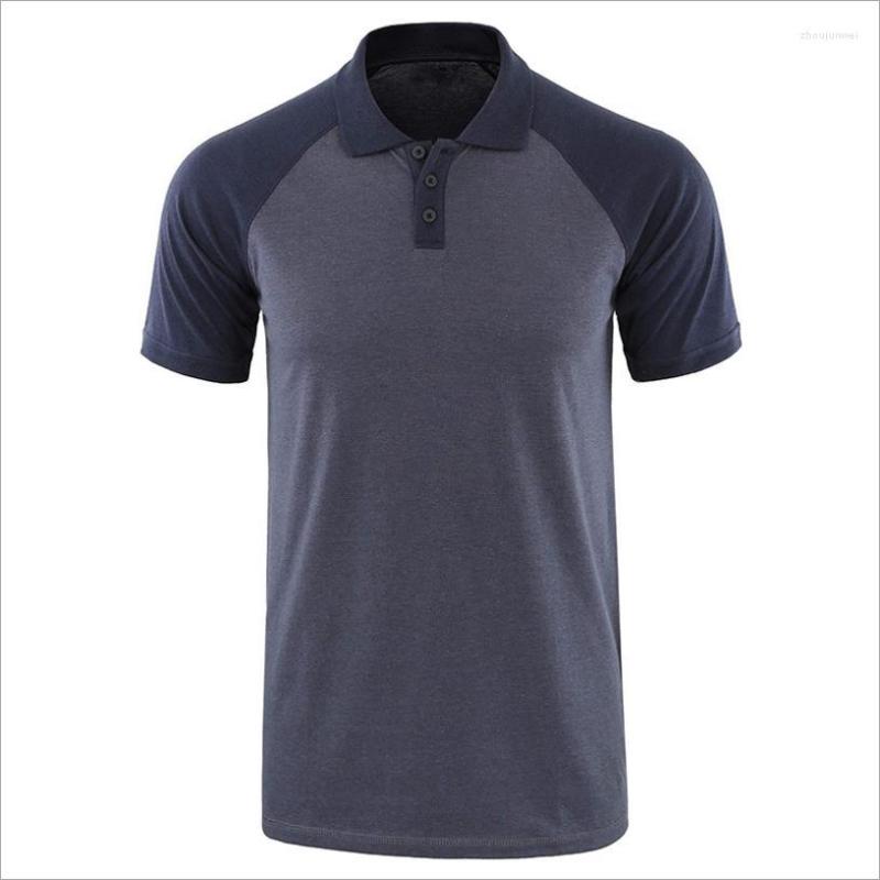 Men' Polos Spring And Summer Man Casual Patchwork Short Sleeve Polo Male Fashion Lapel Tops, Gray
Men' Polos Spring And Summer Man Casual Patchwork Short Sleeve Polo Male Fashion Lapel Tops, Gray
