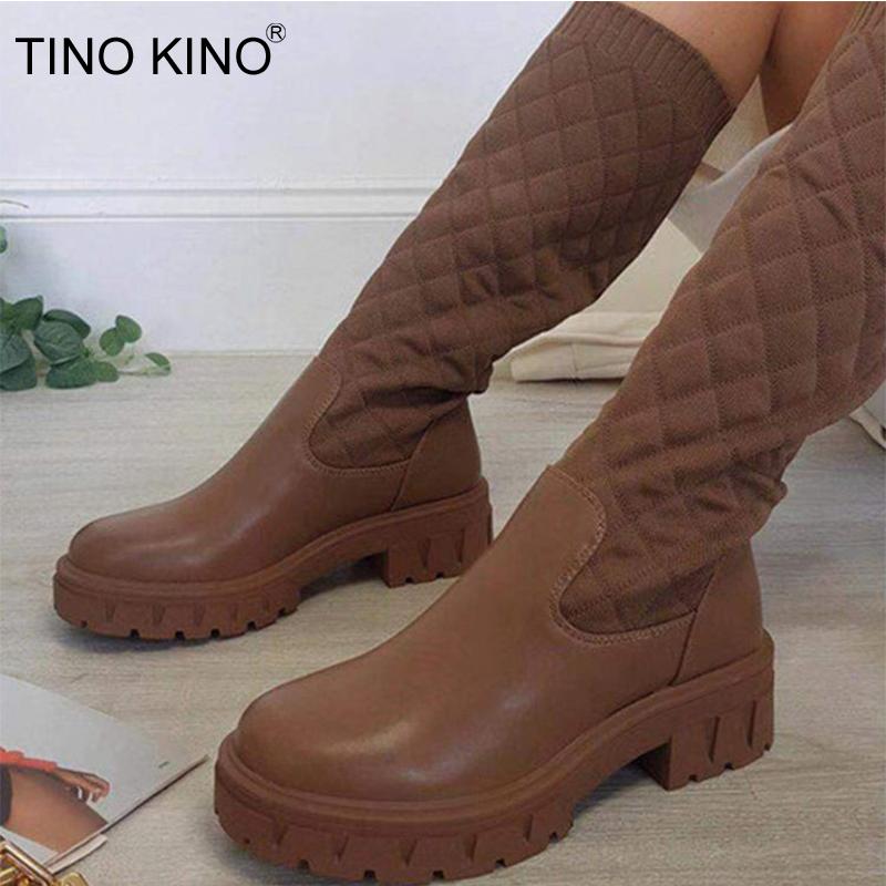 Boots Fashion Splicing Women Weave Leather Ladies Mid-calf High Thick Bottom Slip On Platform Shoes 2023 Plus Size Booties, Black
Boots Fashion Splicing Women Weave Leather Ladies Mid-calf High Thick Bottom Slip On Platform Shoes 2023 Plus Size Booties, Black