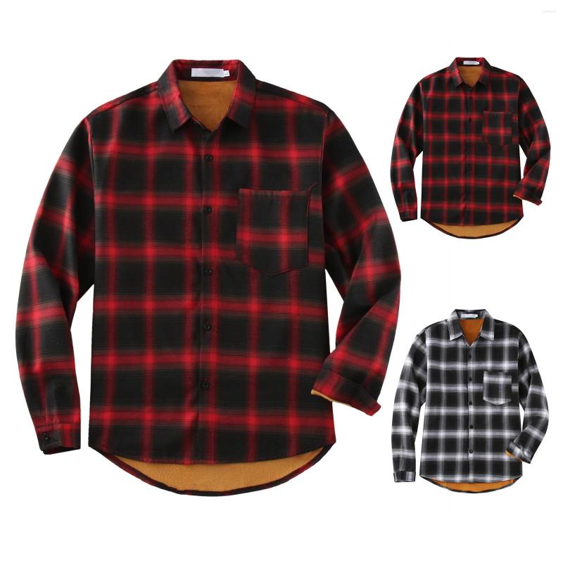 Men's Casual Shirts Men Fashion Thick Autumn Winter Shirt Jacket Regular Fit Button Down Long Sleeve Plaid Fleece Lapel With Pocket, White
Men's Casual Shirts Men Fashion Thick Autumn Winter Shirt Jacket Regular Fit Button Down Long Sleeve Plaid Fleece Lapel With Pocket, White