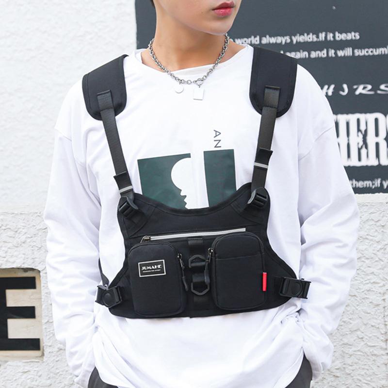 Waist Bags 2023Functional Tactical Chest Bag For Men Fashion Hip Hop Vest Streetwear Pack Unisex Reflective Rig, Sky blue
Waist Bags 2023Functional Tactical Chest Bag For Men Fashion Hip Hop Vest Streetwear Pack Unisex Reflective Rig, Sky blue