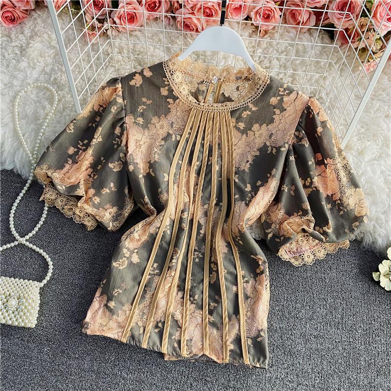 Women's Blouses & Shirts Women Trendy Lantern Short Sleeves 2023 Chic Blouse Top Summer Fashion Lace TopWomen's, White
Women's Blouses & Shirts Women Trendy Lantern Short Sleeves 2023 Chic Blouse Top Summer Fashion Lace TopWomen's, White